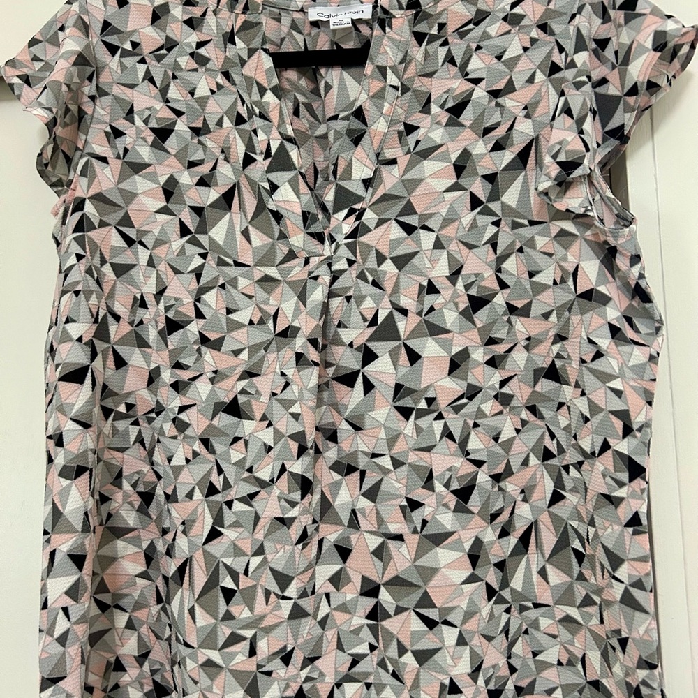 Calvin Klein Geo Blouse